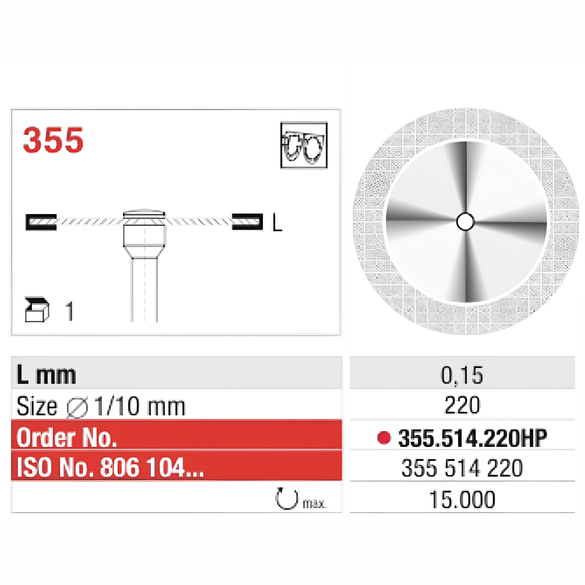 EDENTA DIAMOND DISC