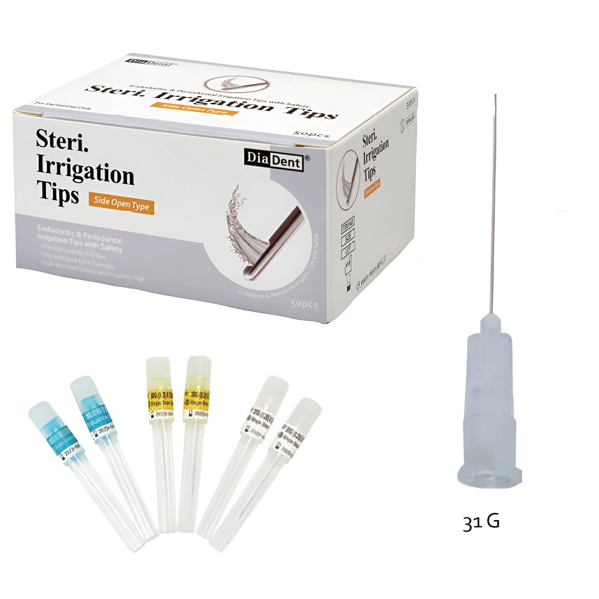 DIADENT STERI IRRIGATION TIPS SIDE OPEN TYPE