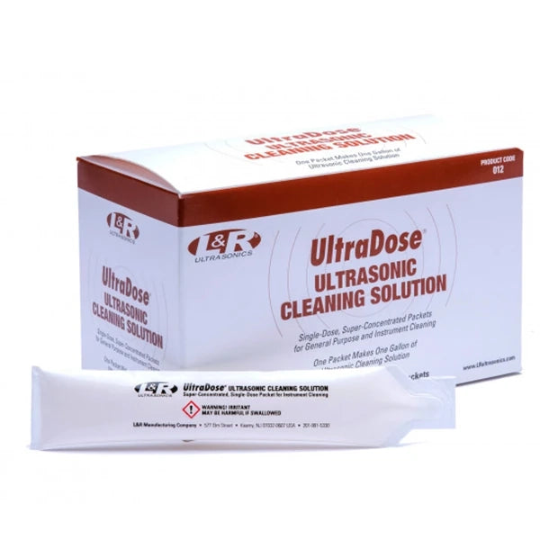 L&R ULTRADOSE ULTRASONIC CLEANING SOLUTION 24X30ML