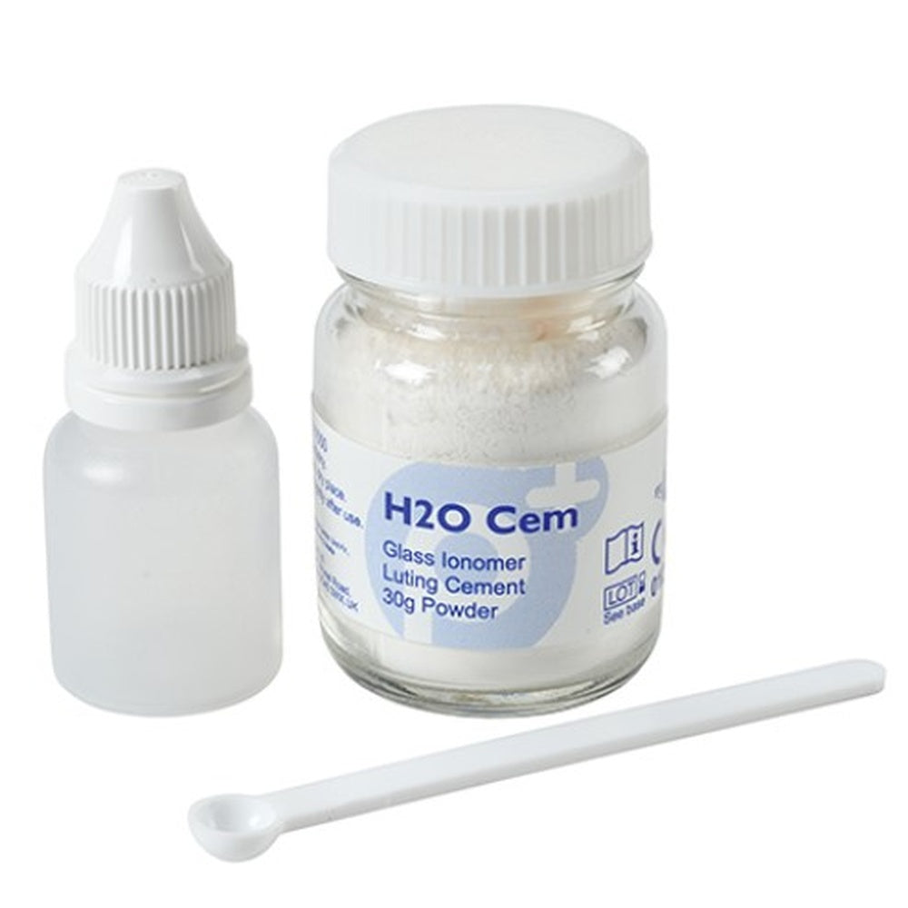 PERFECTION PLUS H2O CEM GLASS IONOMER LUTING CEMENT 30G POWDER
