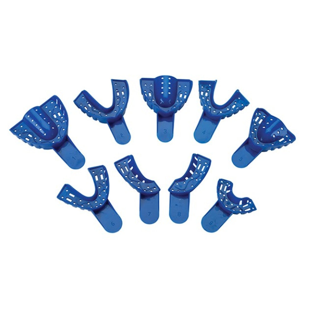 PERFECTION PLUS PLASTIC IMPRESSION TRAYS WITH HANDLES