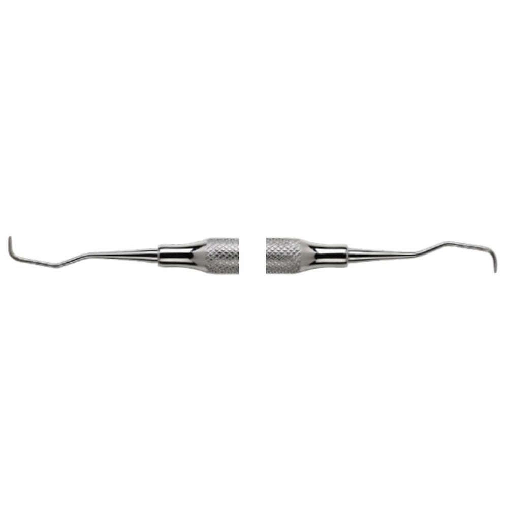 PERFECTION PLUS DELUXE INSTRUMENTS ROUND HANDLE GRACEY CURETTES DOUBLE ENDED HOLLOW 8MM APPROX. 12G