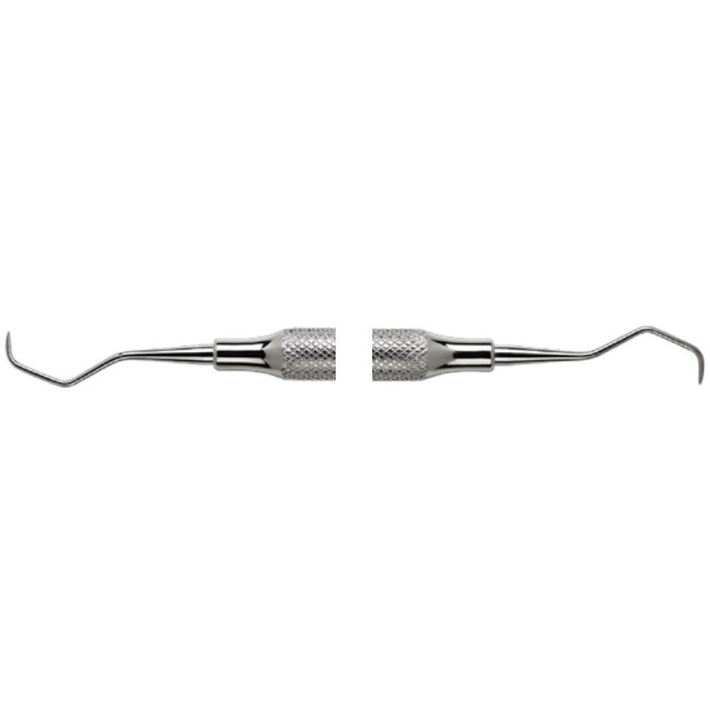 PERFECTION PLUS DELUXE INSTRUMENTS ROUND HANDLE GRACEY CURETTES DOUBLE ENDED HOLLOW 8MM APPROX. 12G