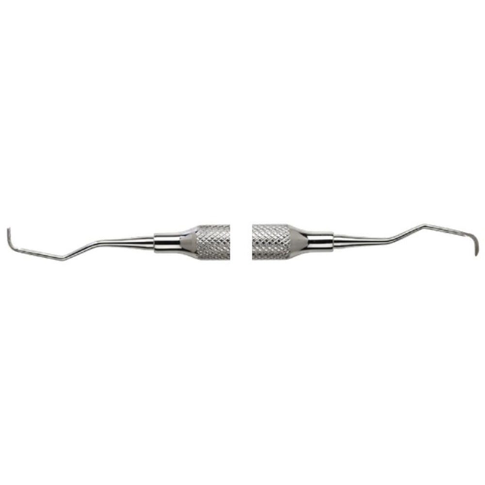 PERFECTION PLUS DELUXE INSTRUMENTS ROUND HANDLE GRACEY CURETTES DOUBLE ENDED HOLLOW 8MM APPROX. 12G