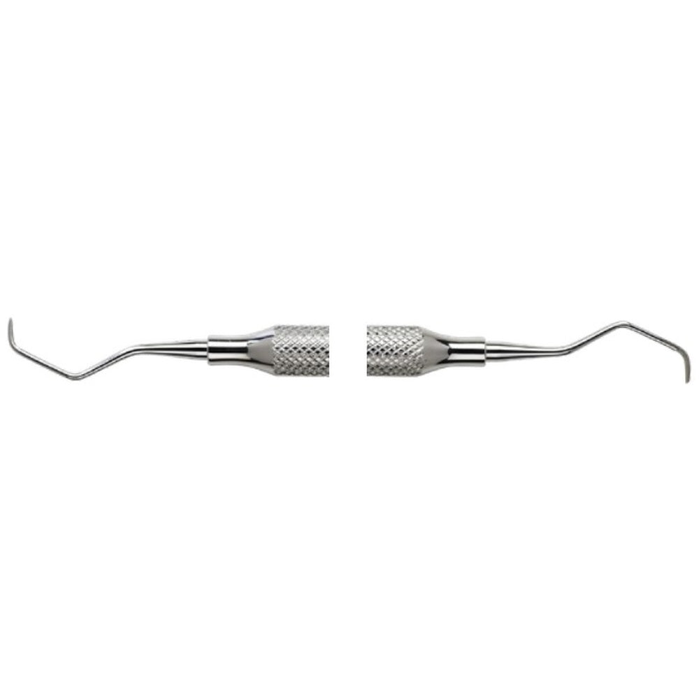 PERFECTION PLUS DELUXE INSTRUMENTS ROUND HANDLE GRACEY CURETTES DOUBLE ENDED HOLLOW 8MM APPROX. 12G