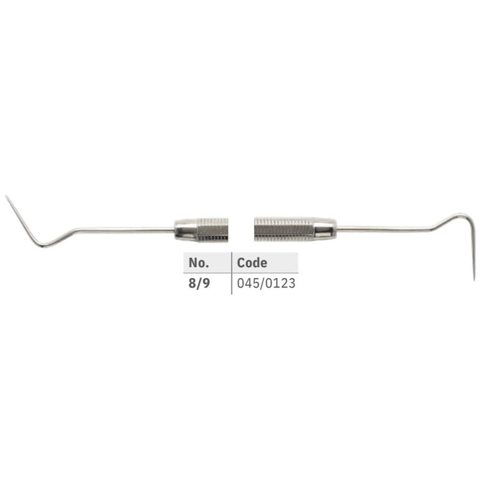 PERFECTION PLUS DELUXE INSTRUMENTS OCTAGONAL HANDLE PROBES DOUBLE ENDED 4.75MM 20G WEIGHT