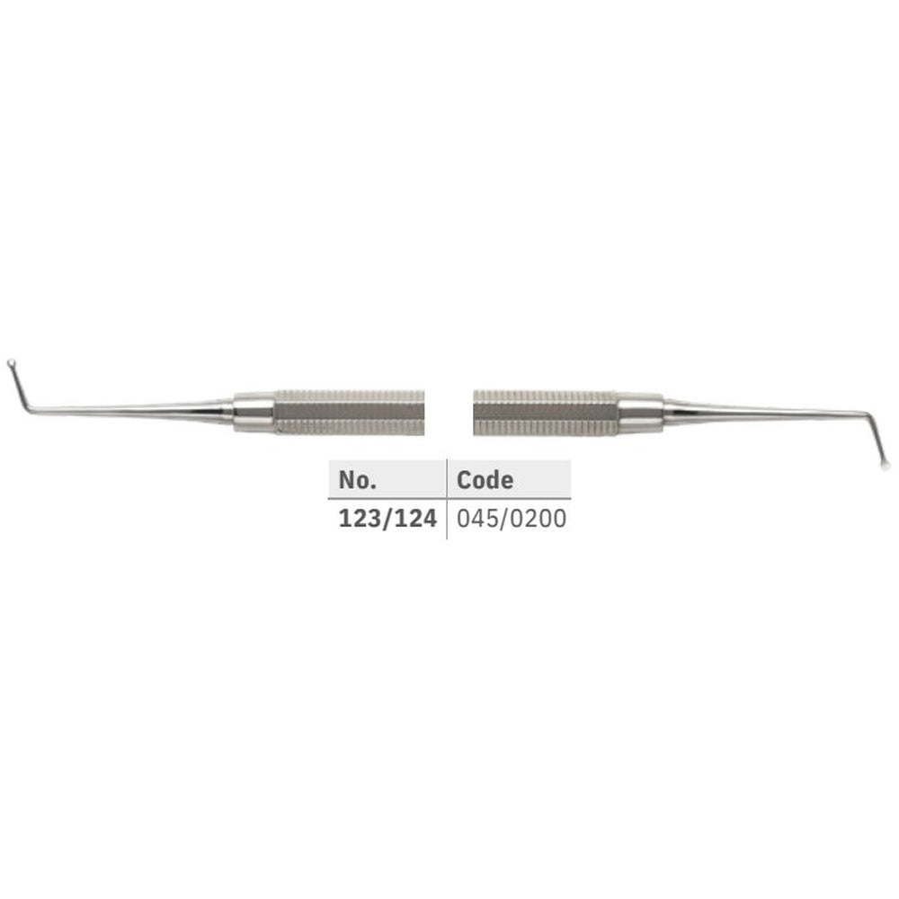 PERFECTION PLUS DELUXE INSTRUMENTS OCTAGONAL HANDLE EXCAVATORS DOUBLE ENDED 5.5MM 21G WEIGHT