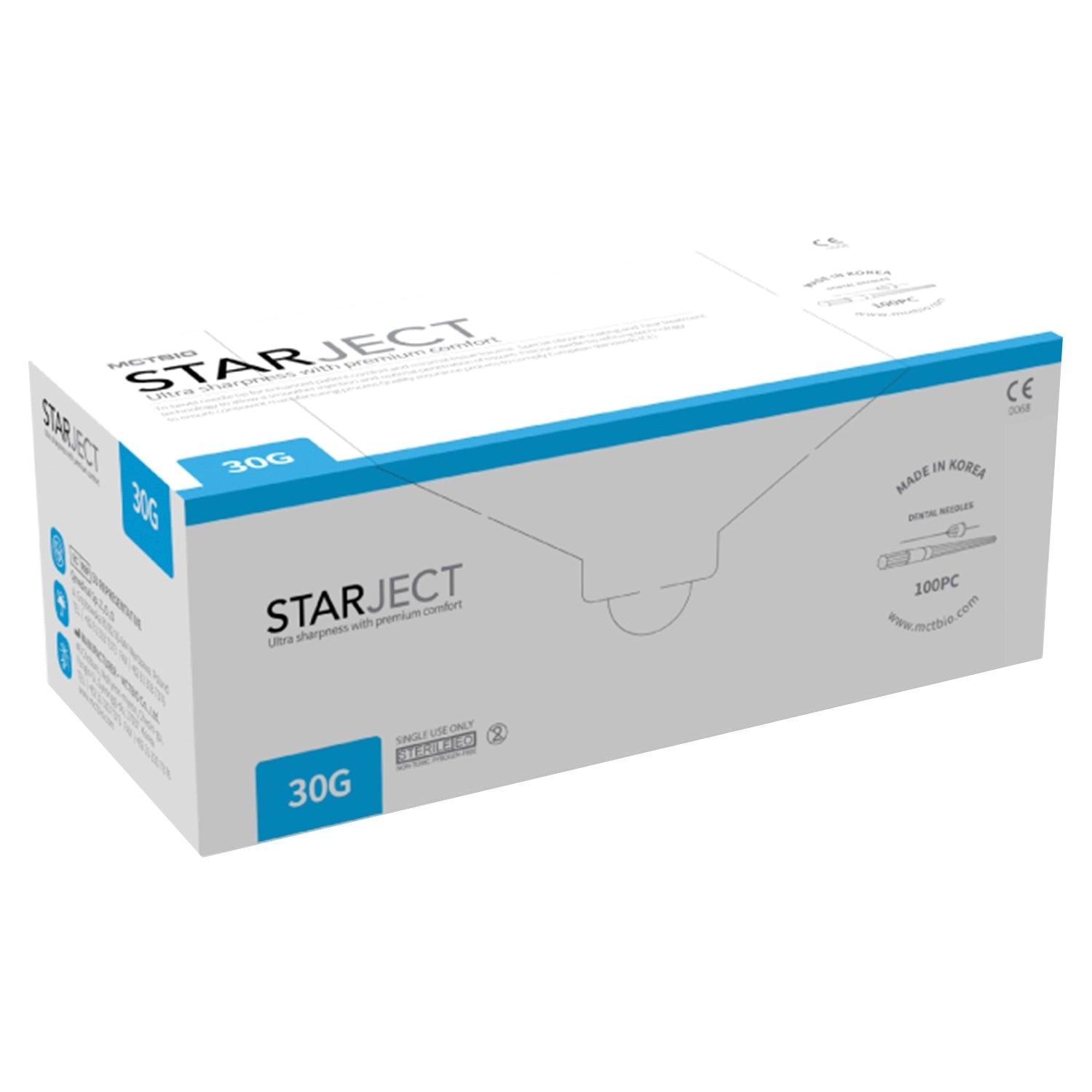 MCTBIO STARJECT NEEDLES (100'S/BX)